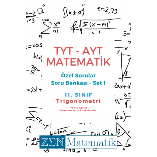 Tyt - Ayt Matematik Özel Sorular & Soru Bankası - Set 1 & 11. Sınıf - Trigonometri