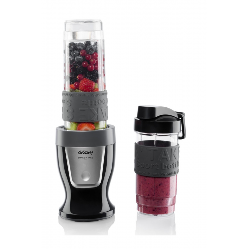 AR1032 Shake'n Take Kişisel Smoothie Blender, Siyah (300 W, 2 Adet Şişe)