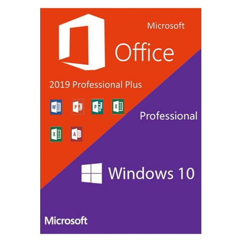 Windows 10 Pro + Office 2019 Pro Plus