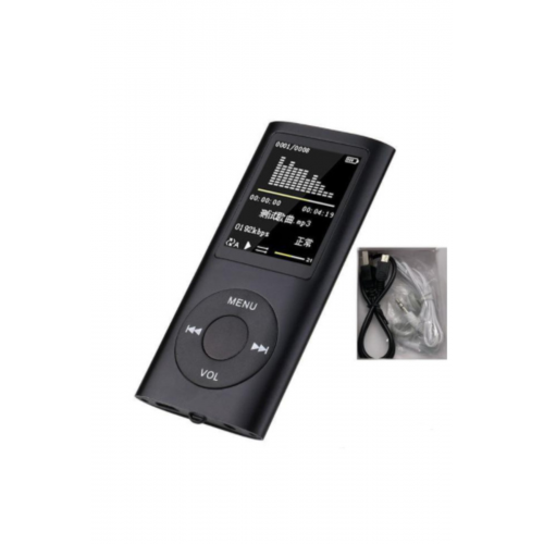 Mp3 Mp4 Dijital Lcd Ekran Ses Kayıt Fm Radyo Müzik Çalar 8gb Dahili Hafıza Paleon