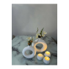 2’li Halka Vazo Ve 3 Lü Tealight Mumluk Bohem Set(14,5X13/10X10)