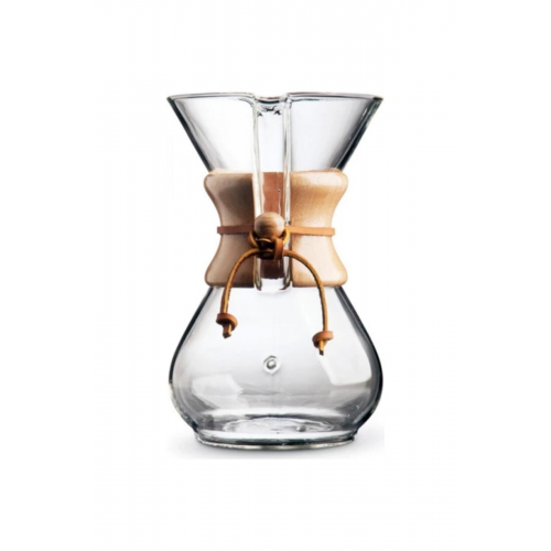 Epinox Chemex Cam Kahve Demleme Ekipmanı (800 Ml 6 Cup)