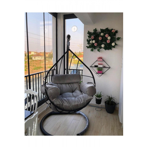 Damla Bahçe Balkon Salıncağı Tek Kişilik