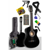 Cg390bk-xbag Siyah Klasik Gitar 4/4 Sap Ayarlı Kesik Kasa Full Set