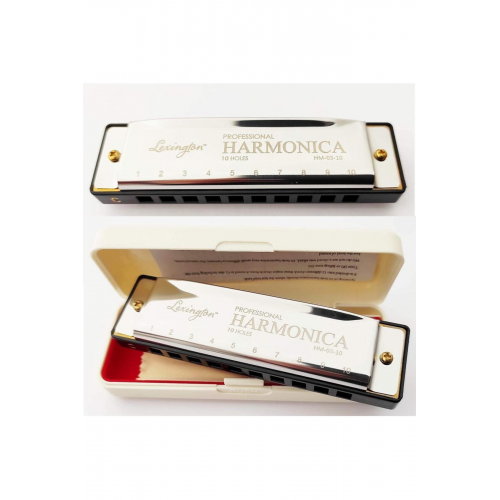 Lexington 10 Delikli Mızıka Professional Harmonica Do (c)