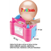 Çift Çıkışlı Balon Şişirme Makinası, Elektrikli Balon Pompası 73005 Pembe Mavi