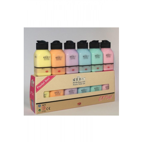 Akrilik Boya 6'lı Pastel Set