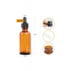 Plazma Damlalıklı Amber Şişe 30 ml  6 Adet