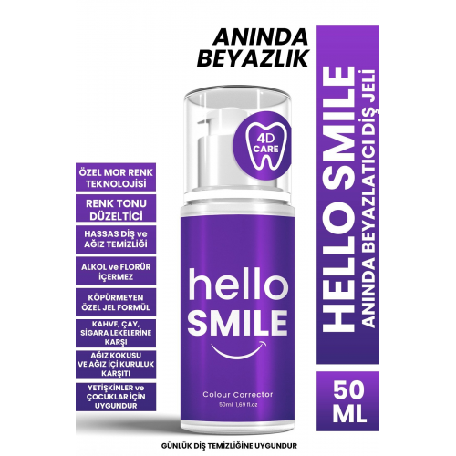 Hello Smile Anında Beyazlık Jeli 50 ml