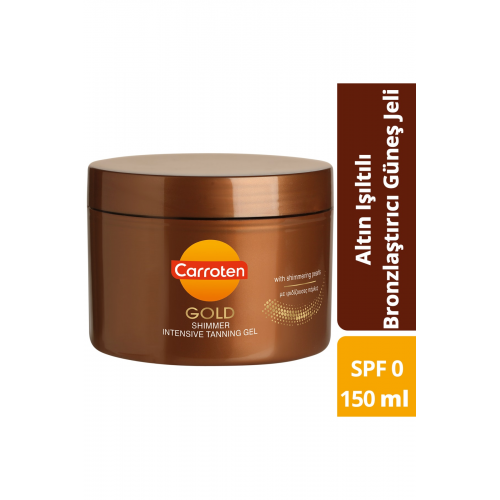 Gold Shimmer Tanning Spf'siz Altın Işıltılı Bronzlaştırıcı Güneş Jeli 150ml