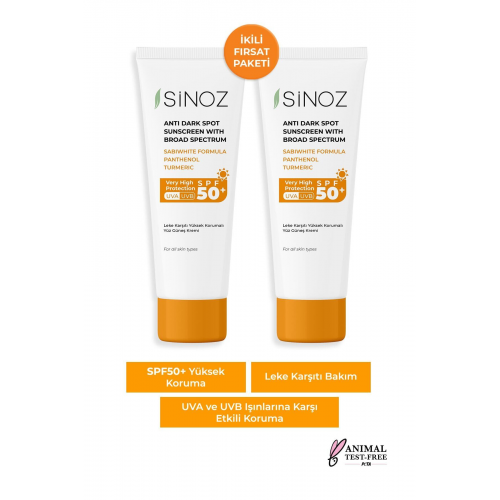 Spf 50+ Yüz Güneş Kremi - Normal Ve Kuru Ciltler Için Günlük Kullanım (2 X 50 Ml)