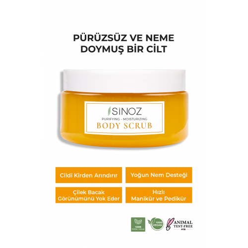 Body Scrub Besleyici Arındırıcı Nemlendirici Vücut Peelingi 300 gr