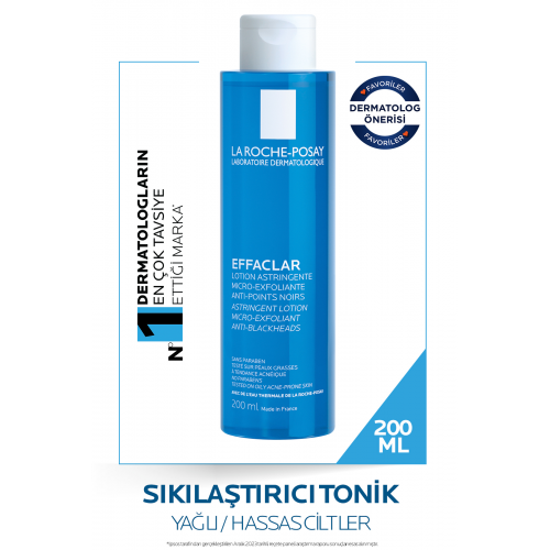 Effaclar Tonik Yağlı ve Sivilceye Eğilim Gösteren Ciltler için Sıkılaştırıcı Tonik 200ml