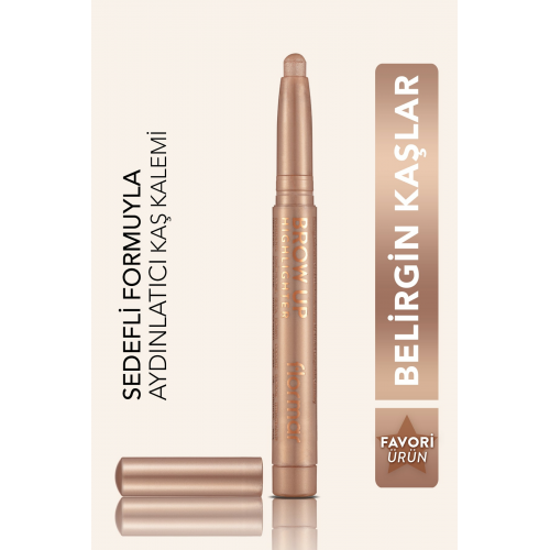 Asansörlü Aydınlatıcı Kaş Kalemi (UÇUK KAHVE)-brow Up Highlighter Pencil-000 Champagne-8690604622269