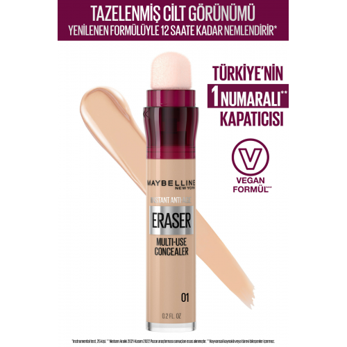 Instant Anti Age Eraser Kapatıcı - 01 Light