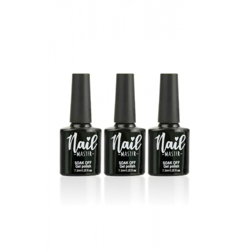 Kalıcı Oje Protez Tırnak Top Coat Base Coat Primer 3lü Set