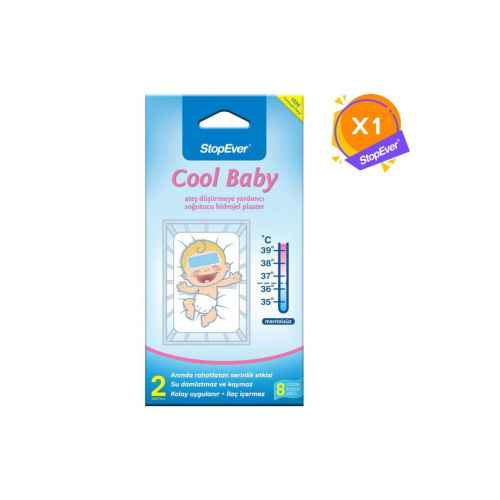 Cool Baby Ateş Düşürmeye Yardımcı Soğutucu Hidrojel Plaster - 1 Adet