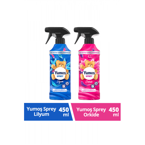 Sprey Yıkaması Zor Eşyalar Lilyum 450 ml 1adet Sprey Zor Eşyalar Orkide 450ml 1adet