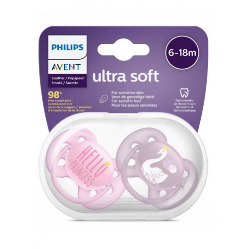 Philips Avent Ultra Soft Emzik 6-18 Ay Kız