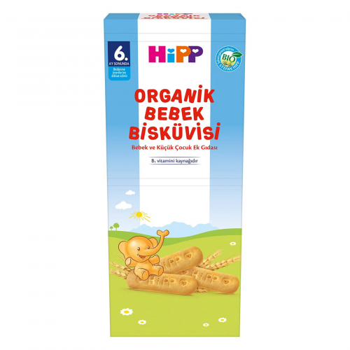 Hipp Organik Bebek Bisküvisi 180 G