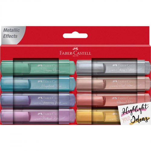 Faber Castell Fosforlu Kalem Metalik 8 Renk