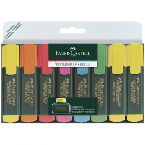 Faber-castell Fosforlu Kalem 6+2 Li Poşet