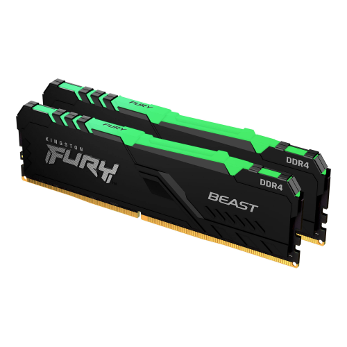 KINGSTON 16 GB FURY BEAST RGB DDR4 3200MHZ KF432C16BBAK2/16 2X8G