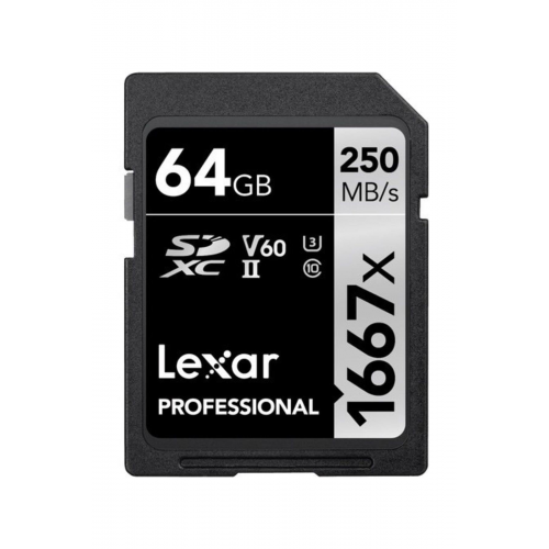 Lexar 64 Gb Sdxc 1667x 250mb/s Hafıza Kartı