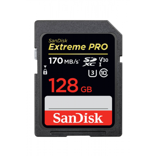 Sandisk 128GB SDXC Extreme Pro 170MB/s Hafıza Kartı