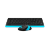 A4 Tech Fg1010 Q Kablosuz Klavye Mouse Set Turuncu