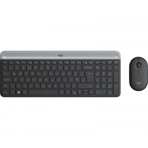 Logitech MK470 Klavye Mouse Kablosuz 920-009435 Siyah