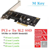 Alfais 4446 Pci-e Express 3.0 X4 To Nvme Ssd M.2 M Key Kart