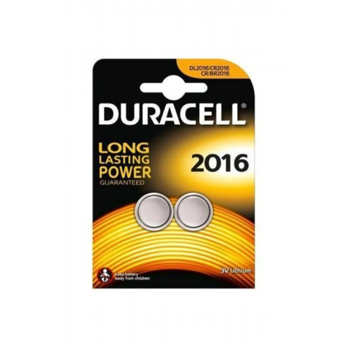 Duracell Düğme Pil 2'Li 2016