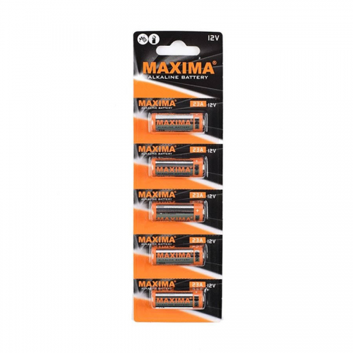 Maxima 23A 12V Alkalin Pil 5'li Paket - 5' li