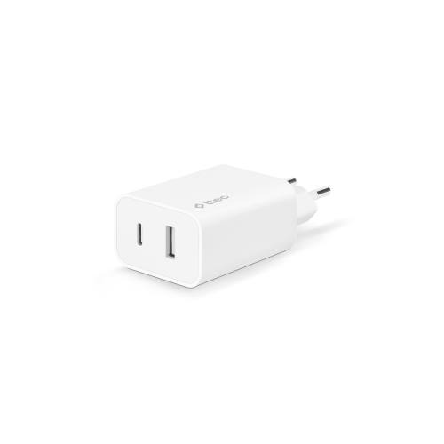 Ttec SmartCharger Duo Usb-C+Usb-A 2.4A Seyahat Şarj Aleti Beyaz