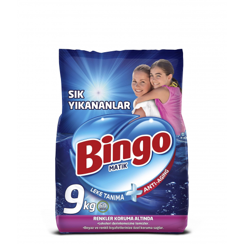 Bingo Matik 9 Kg Sık Yıkananlar