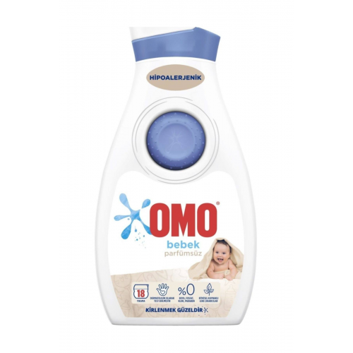 Omo Bebek Sıvı Çamaşır Deterjanı Parfümsüz 900 Ml