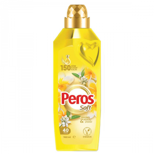 Peros Yasemin Ve Neroli Çiçeği Soft Konsantre Yumuşatıcı 960 ml