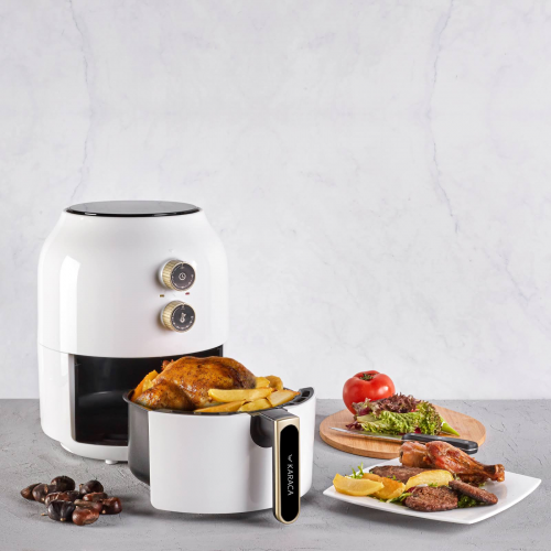 Karaca Multifry Single Pan Beyaz Air Fryer Yağsız Fritöz