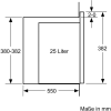 Bosch BFL524MW0 Ankastre Mikrodalga Fırın - Beyaz