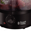 Russell Hobbs Buharlı pişirici, 7,0 l (60 dakika zamanlayıcı + otomatik kapanma), 3 bulaşık makinesinde yıkanabilir buharlı pişirme kabı + pirinç