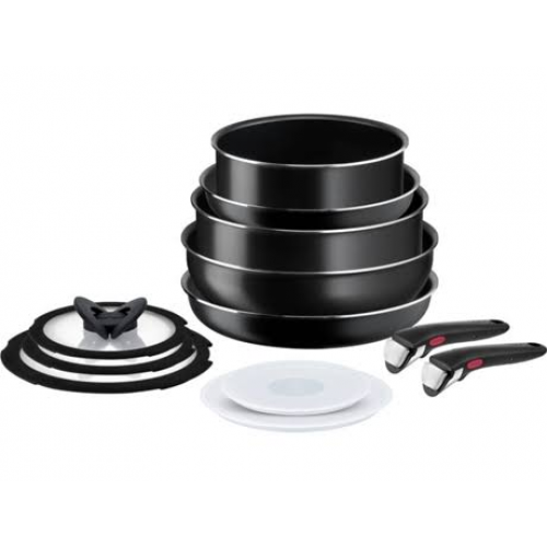 TEFAL L15392 Ingenio Titanyum 1X SimpleCook Büyük Tava ve Tencere Seti 12 Parça