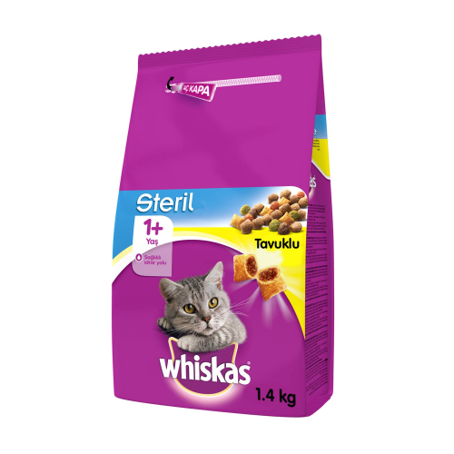 Whiskas Tavuklu Kısırlaştırılmış Kedi Maması 1,4 Kg