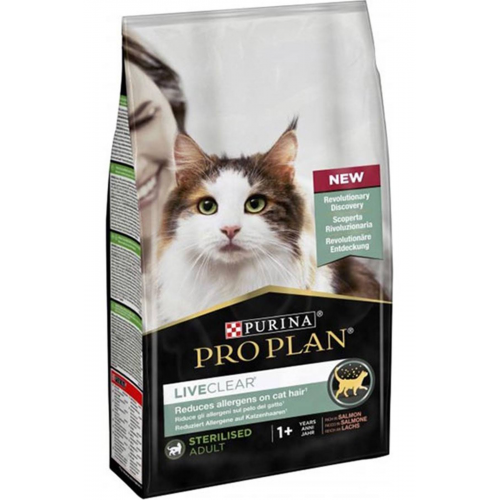 Pro Plan Liveclear Somonlu Kısırlaştırılmış Kedi Maması 1,4 Kg