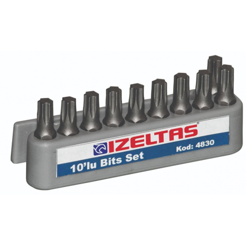 İzeltaş Torx Bits Uç (25 Mm) Set T 25