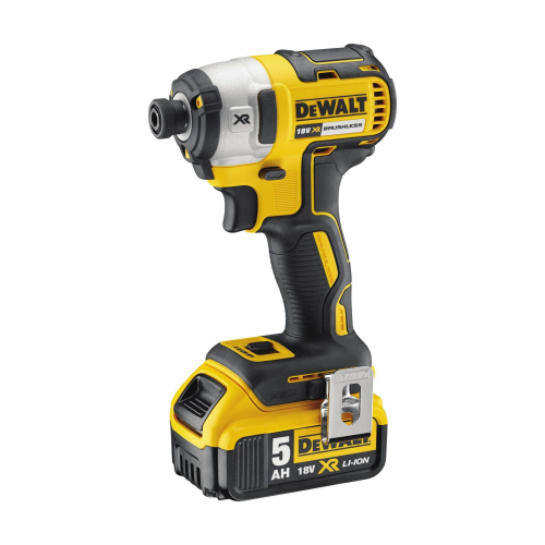 DeWalt DCF887P2 Kömürsüz Profesyonel Darbeli Tornavida 18V/5.0Ah Li-ion Çift Akülü