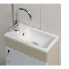 Turkuaz Cerastyle Mini Küçük Banyo,Karavan Lavabo 24*42 Cm