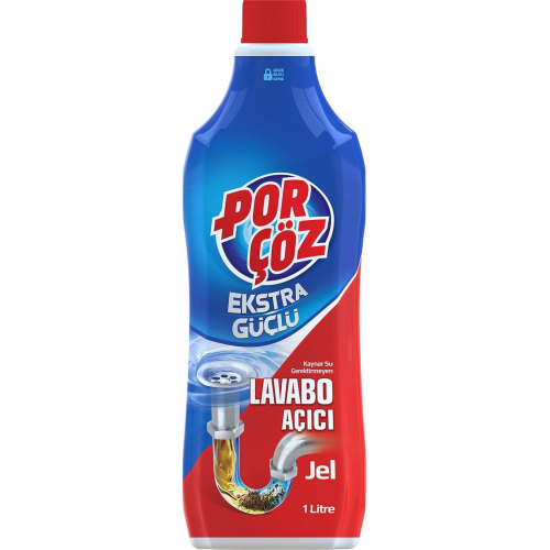 Porçöz 1000 Ml Jel Lavabo Açıcı