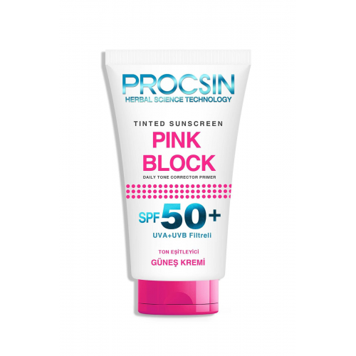 PROCSIN Pink Block Aydınlatıcı SPF50+ Güneş Kremi 50 ML