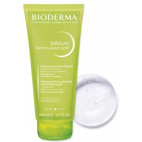 BIODERMA Sebium Foaming Gel Active 200 ml